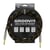 CABLE JACK 6.35 D/D - 3M - NYLON TRESSÉ NOIR & OR - GROOVIT®