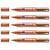 Lot de 5 marqueurs peinture permanente pointe ronde 2-4 mm - EDDING - Cuivre