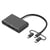 Câble HDTV 3 En 1 Pour Écran HD Mobile Compatible iOS Android Noir YONIS