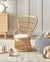 Chaise pour Enfant en Rotin Naturel Intérieur Extérieur Chambre Salle de Jeux Style Boho