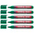 Lot de 5 marqueurs permanents - EDDING - 300 - Pointe ronde 1,5-3 mm - Vert