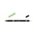 Lot de 6 feutres à dessin double pointe pinceau - TOMBOW - Vert menthe - ABT Dual Brush Pen