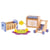 Chambre de bébé pour maison de poupée - Hape - Multicolore - Beige