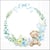 Lot de 4 serviettes en papier découpage collage 33 cm NAISSANCE BEBE BLEU