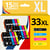 123CONSOMMABLES - 33XL - Pack 15 Cartouches d'encre Compatible pour Epson 33 XL pour Expression Premium XP-540 XP-530 XP-830 XP-7100 XP-900 XP-640 XP-630 XP-635 XP-645 - 123CONSOMMABLES