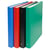 Classeur rembordé PVC 4 anneaux 30mm - A4 maxi 24x32cm - Couleurs assorties - x 10 - Exacompta