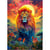 Puzzle majestueux lion au couche du soleil 500 pièces - collection animaux de la savane - educa - 20261