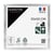 Cadre photo Precious acier 30x30 cm