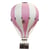 Montgolfière décorative - Rose