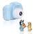 Coffret Mini Appareil Photo et Vidéo Enfant Bleu - AGFAPHOTO x Coloriage Bluey - ARA Creative