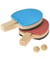 Set de ping-pong miniature, 4 pcs pour le monde des lutins - Rico Design Multicolore
