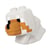 Minecraft - Figurine anti-stress Minecraft Mega Squishme série 2 Loup apprivoisé 15 cm - Just toys