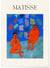 Poster Matisse - Musiciens rouges | A3 : 29,7x42cm
