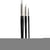 Set pinceaux en silicone - n°2/6/10