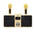 Microphone Sans Fil Bluetooth Audio Tout-En-Un Pour Ambiance KTV À Domicile Or YONIS