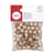 Perles en bois poli 1 cm Nature 52 pièces
