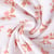 Tissu Eponge Monoface Fleuris Alina sur fond Blanc