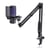 Microphone USB Rose Pour Gaming Streaming Avec Lumières RGB Et Réduction De Bruit Noir YONIS