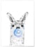Poster Bulle d'Alpaga Bleue | A3 : 29,7x42cm