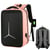 Sac À Dos Ordinateur 17 Pouces Étanche Multifonction Avec Port USB Rose Rose YONIS