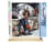 Peinture par Numéro Figured'Art - Couple sous la pluie - Kit de Loisir Créatif DIY Numéro d'Art Complet - 40x50cm toile roulée + châssis en bois à monter