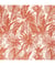 Tissu viscose crêpe plantes de 140 cm de largeur Orange vendu par 50 cm