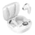 LinQ Écouteurs Bluetooth, Kit main libre Commandes Tactiles Blanc