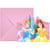 6 Invitations Princesse Live