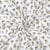 Tissu Double gaze de Coton Bio digital petites fleurs Lilas sur fond Blanc