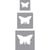 Perforatrice fantaisie Kit: Papillons, 1,6cm+2,54cm+3,81cm, 3 pces