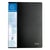 Protège-documents en polypropylène rigide avec porte étiquette 3 faces Up Line Opaque 60 vues - A4 - Noir - x 12 - Exacompta