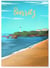 Affiche ville Biarritz | A3 : 29,7x42cm