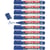 Lot de 10 marqueurs tableau blanc - EDDING 360 - Pointe ronde 1,5-3 mm - Bleu