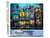 Peinture par Numéro Figured'Art - Maisons gothiques colorées - Kit de Loisir Créatif DIY Numéro d'Art Complet - 40x50cm sans châssis en bois