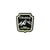 Ecusson thermocollant luminescent climbing noir 45mm x50mm