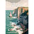 Tableau sur toile illustration falaise Etretat 30x45 cm