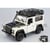Voiture miniature - WELLY - LAND ROVER Defender - 1/24 - Blanc - Détails soignés