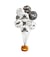 Ballon Ø 23cm Halloween - lot de 10 - blanc, noir