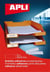 Pochettes adhésives porte-étiquettes 25 x 75 mm 12 u.