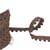 Bobine 25m élastique à pompons marron chocolat 13mm
