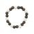 Bracelet Lucky Karma Bois clair et marron Perles rondes 10 mm - Omsaé