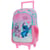 Sac à dos à roulettes Stitch & Angel Love 48 CM 2 compartiments