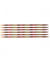 6 Aiguilles doubles pointes N°2,5 longueur 20 cm Symfonie - Knitpro taille n°2,5