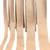 Bobine 25m ruban taffetas en lin taupe