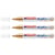 Lot de 3 marqueurs peinture acrylique pointe moyenne 2-3 mm - EDDING - Or