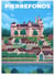Affiche ville Pierrefonds | A3 : 29,7x42cm