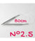 Aiguilles à tricoter circulaires Aluminium 2mm à 10mm X 80 cm - Rico Design taille n°2,5