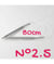Aiguilles à tricoter circulaires Aluminium 2mm à 10mm X 80 cm - Rico Design taille n°2,5