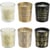Bougies parfumées - Coffret - Senteur vanille - 6 pots en verre - Idées cadeaux