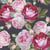 Lot de 4 serviettes en papier découpage collage 33 cm ROSE FOND NOIR FA 360